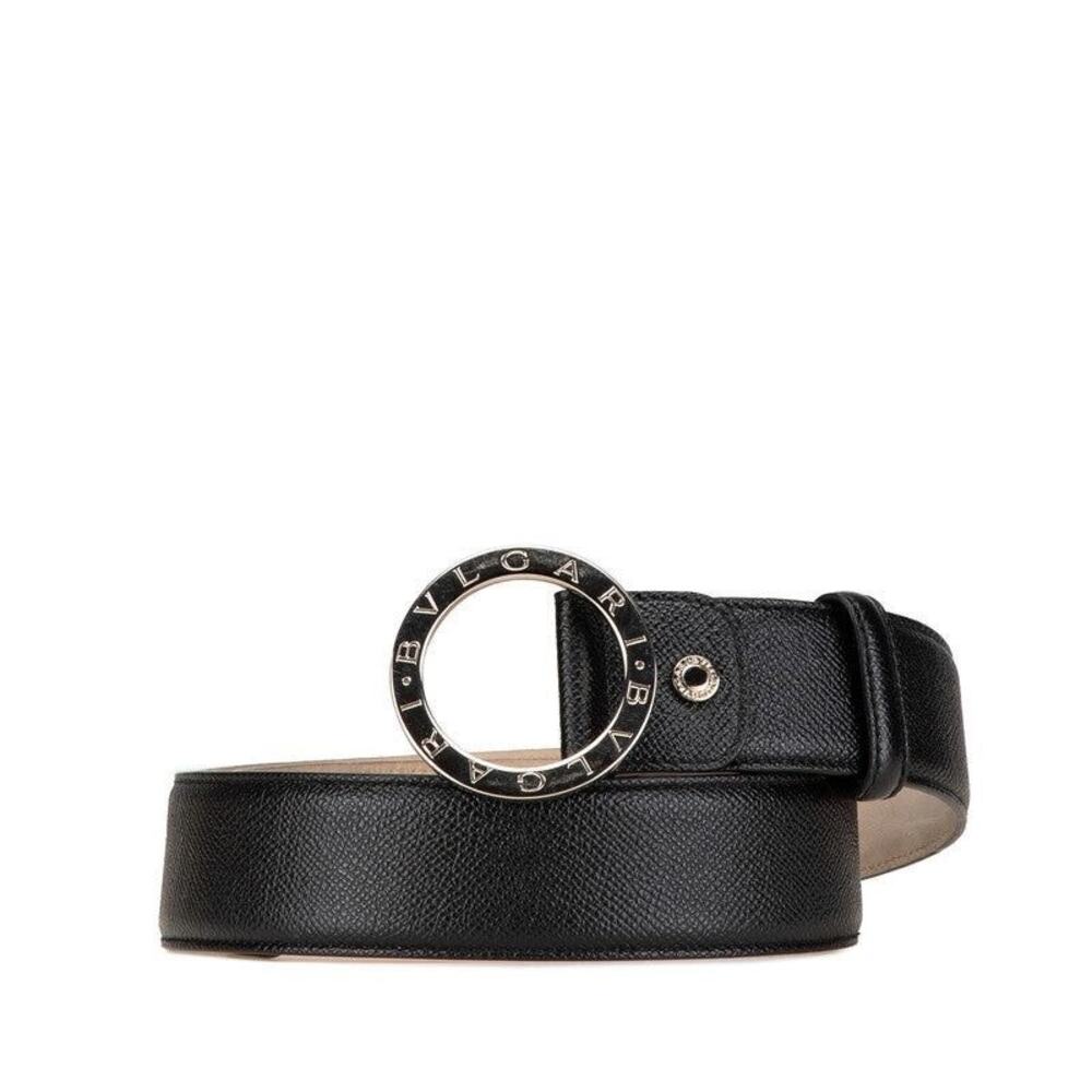 Bvlgari B.zero1 Leather Belt Black